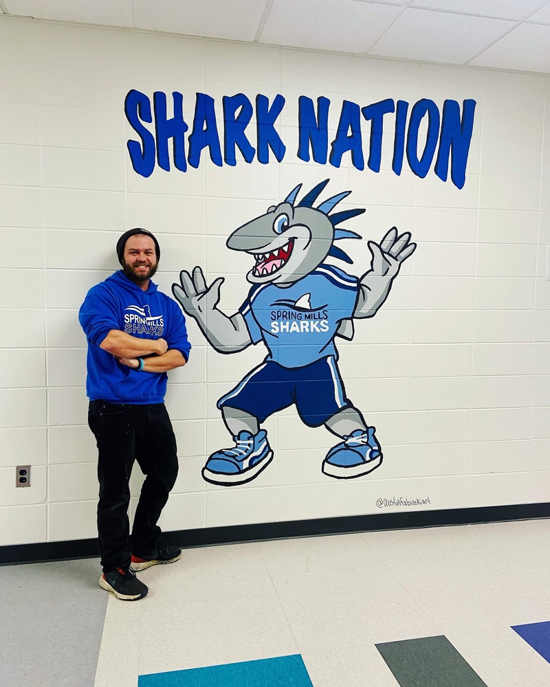 Mr. Fabinski with Sharky