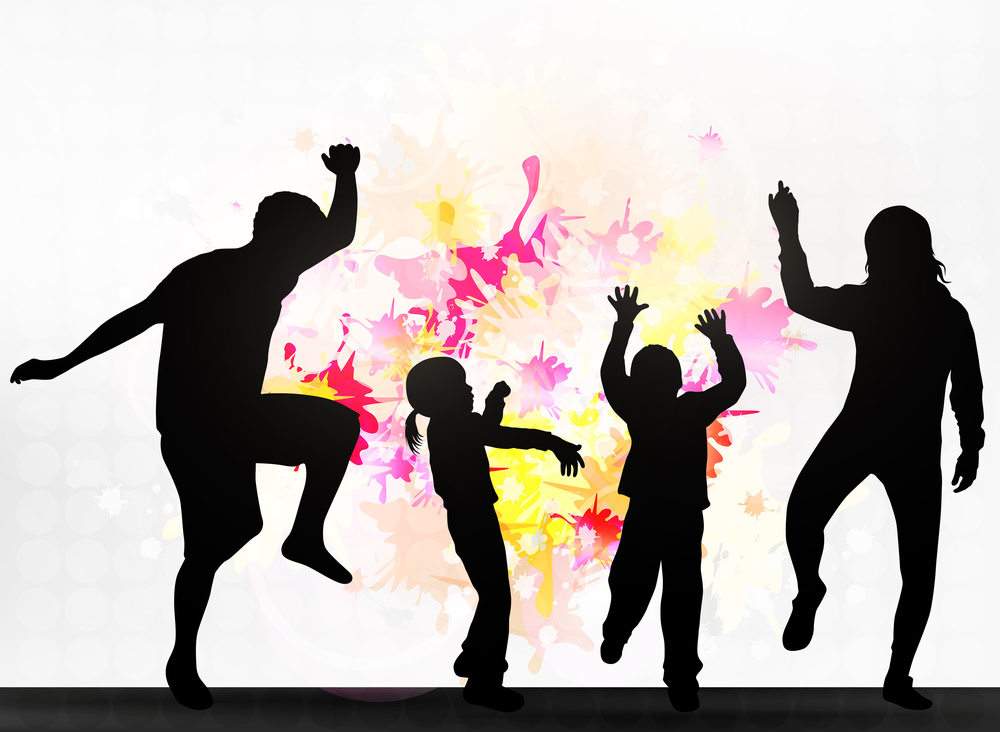 illustration of people dancing