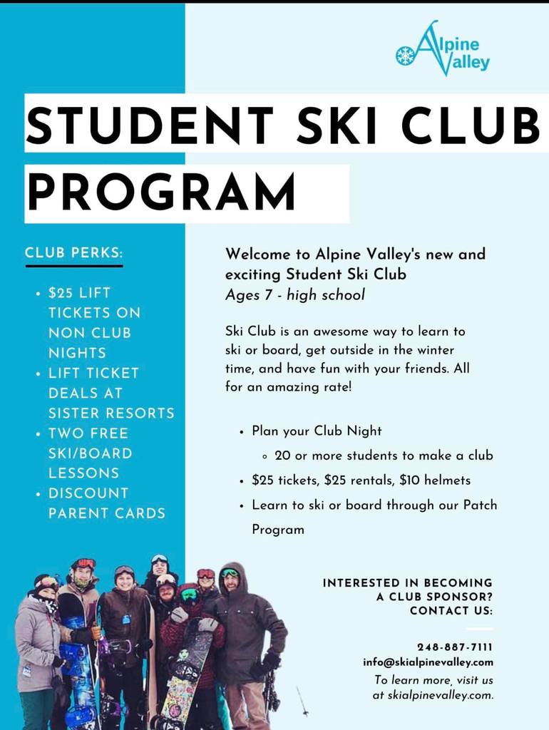Ski Club Information