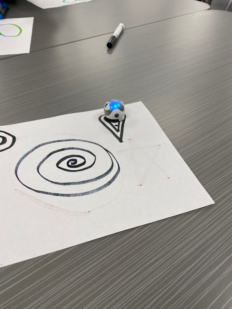 ozobot on a spiral