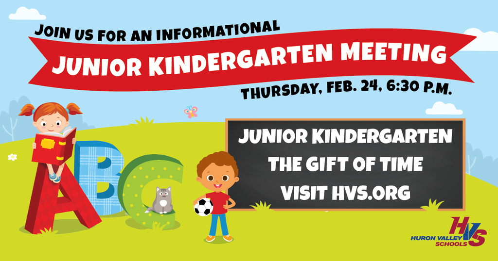 Junior Kindergarten informational meeting, Feb. 24