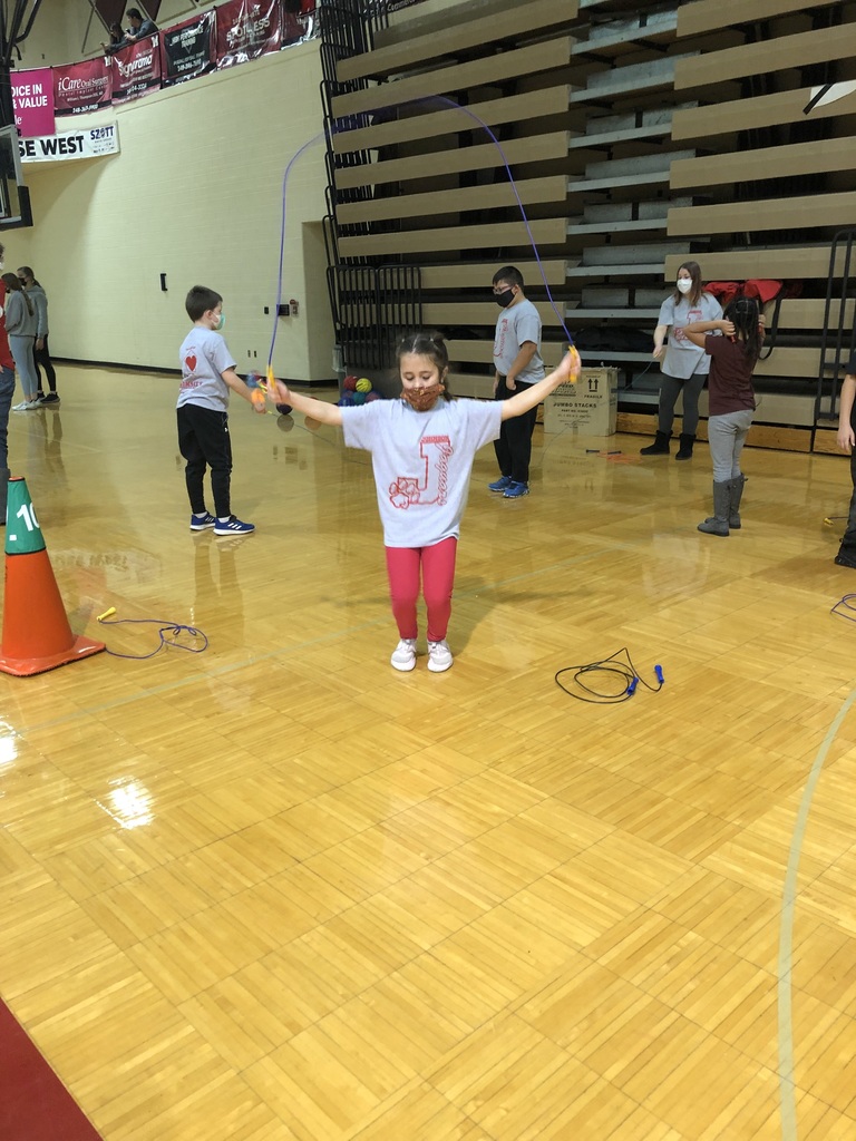 students jumping rope