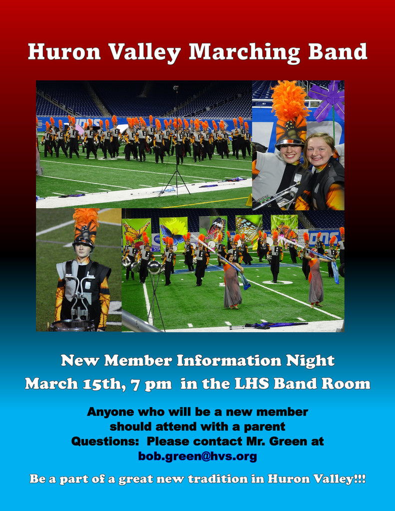 HV Marching Band Info Flyer