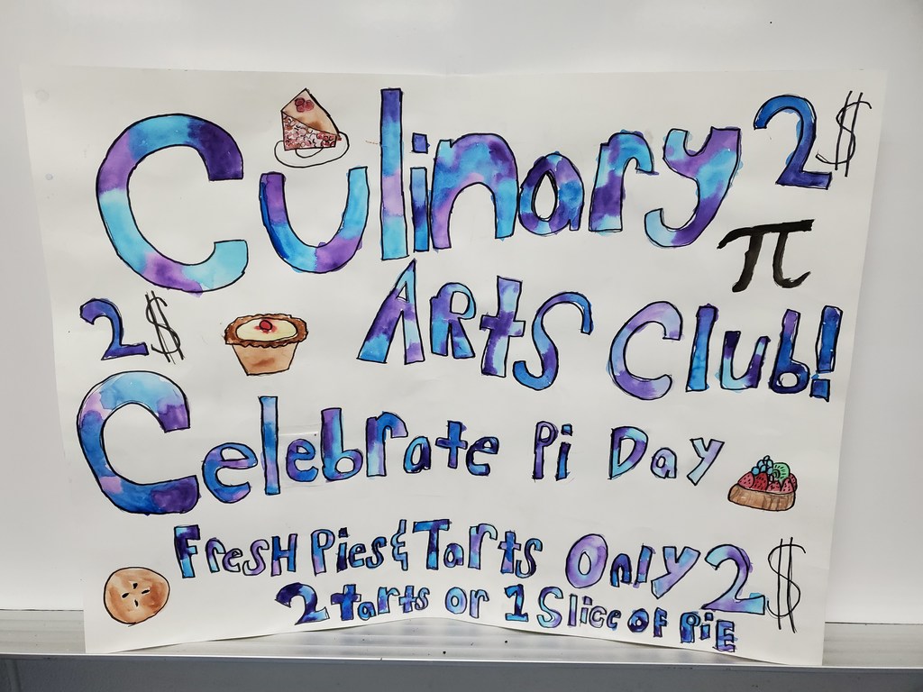 Culinary Arts Club Sign