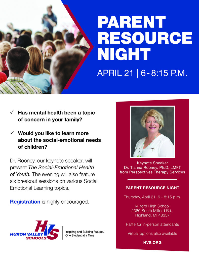 Parent Resource Night Flyer