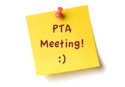 PTA meeting sticky note