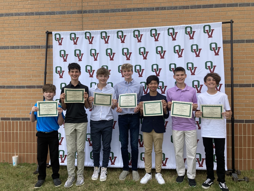 boys with honors certificates