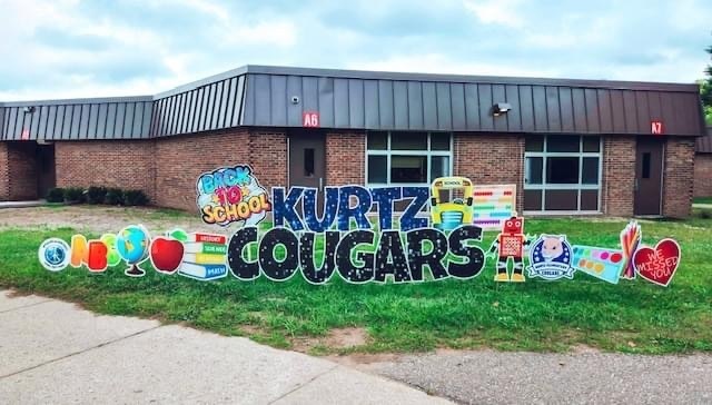 Kurtz Cougars Yard Ninja Sign