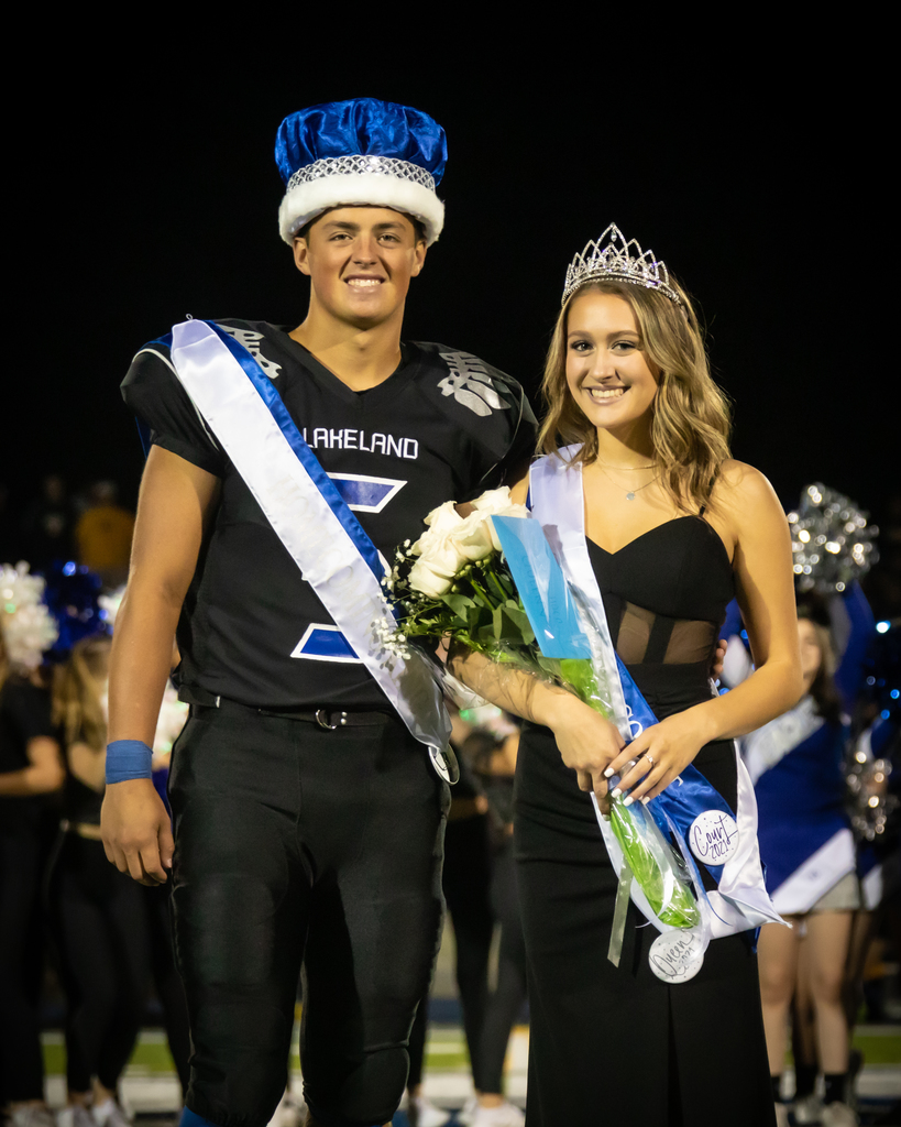 2021 LHS Homecoming King and Queen