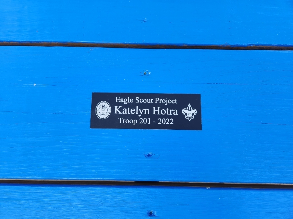 Katelyn Hotra plaque