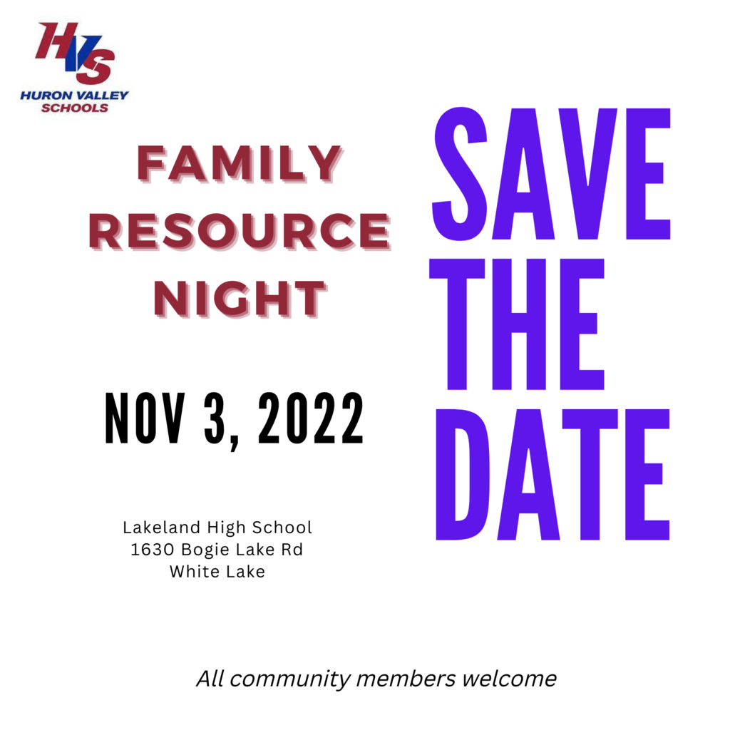 Family Resource Night Save the Date