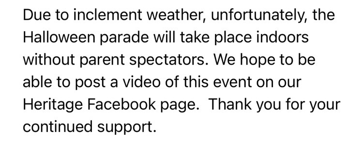 parade canceled 