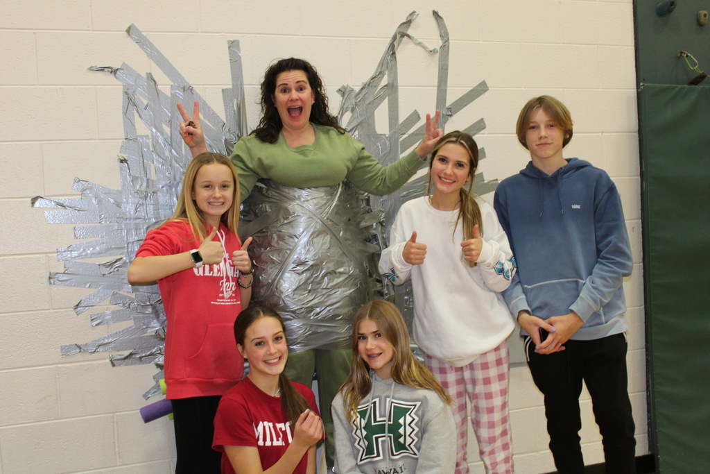 Teacher gets duct taped to a wall