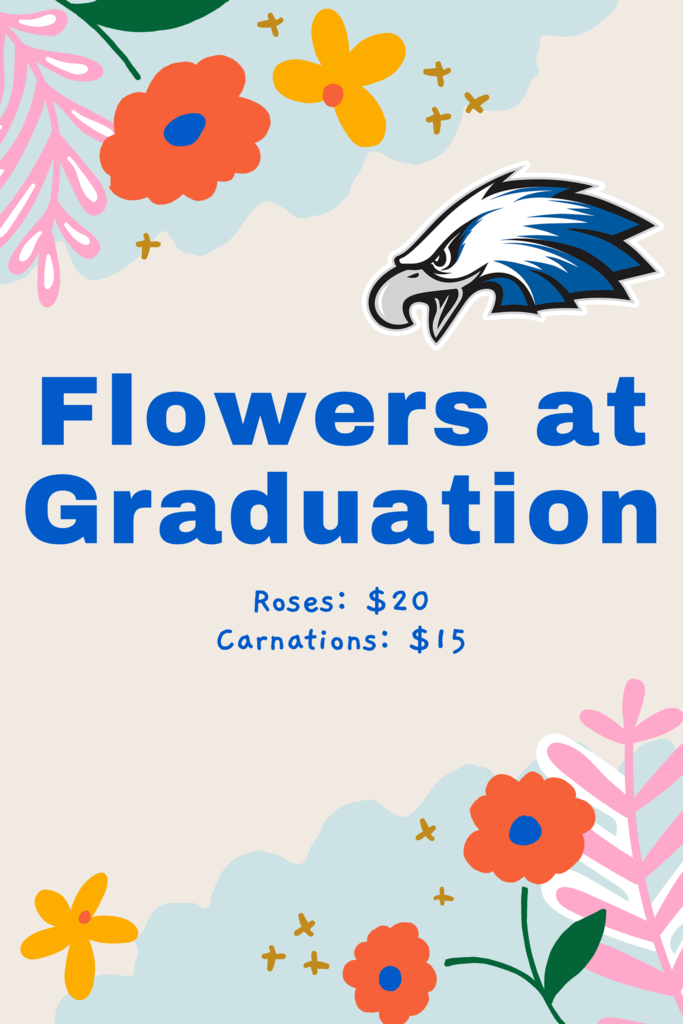 flyer for flower sales at the Lakeland graduation